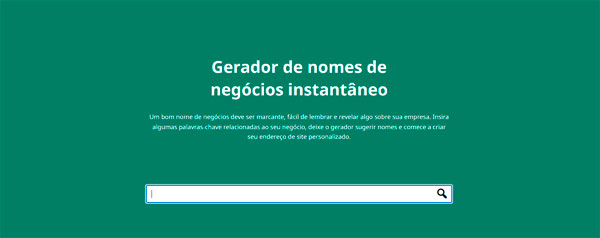 Gerador de Nomes para Empresas